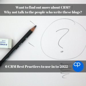 6 CRM Best Practices to use in to 2022 Title Image