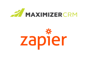 Maximizer and Zapier Logos