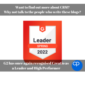 G2 has once again recognised Creatio as a Leader and High Performer