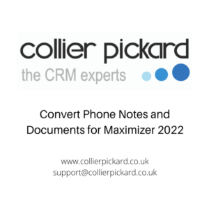 Convert Phone Notes and Documents for Maximizer 2022 Title Image