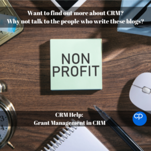 CRM Help: Grant Management in CRM