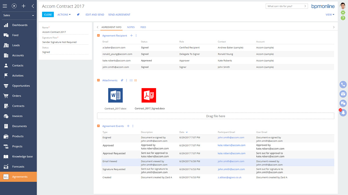 Adobe sign screenshot1.1