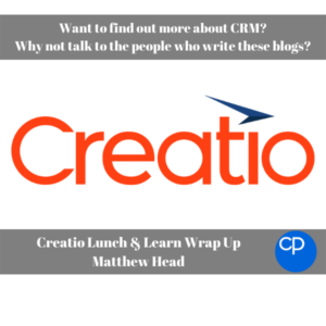 Creatio Lunch & Learn