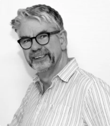 Picture of Simon Pickard - Managing Director. Black and White