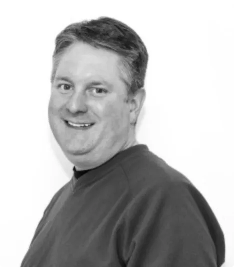 Picture of Robbie Brand - Senior Technical Consultant. Black and White