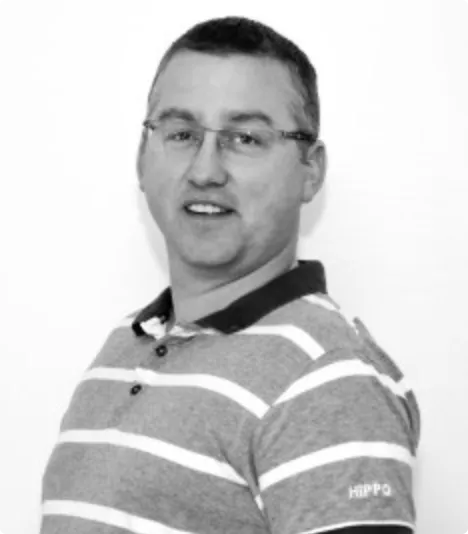 Picture of Steve Robertson - Senior Technical Consultant. Black and White