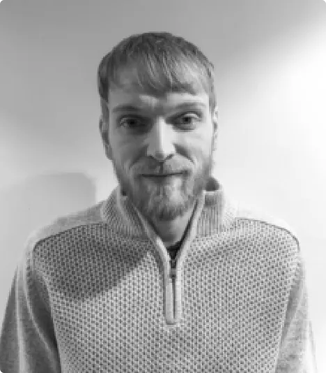 Picture of Jack Wells - Solutions Architect. Black and White