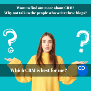 Which CRM is best for me? Title Image